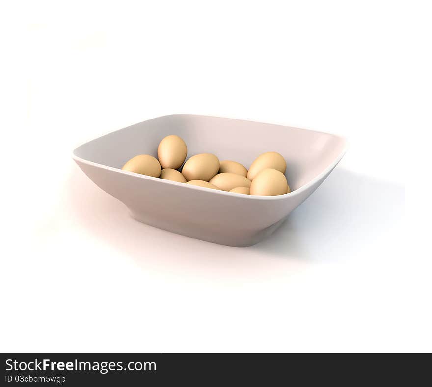 A Plate Of Eggs