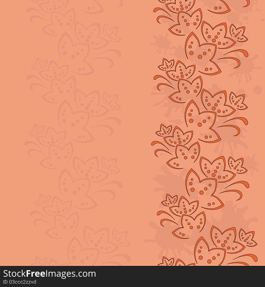 Abstract flower background