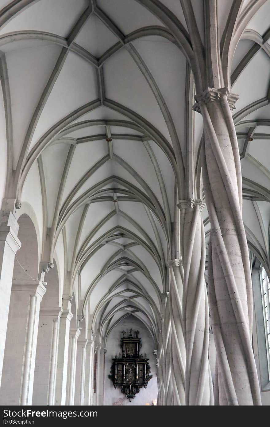 The Braunschweig (Brunswick) cathedral in Germany was built during the 12th century. The twisted columns are beautiful!. The Braunschweig (Brunswick) cathedral in Germany was built during the 12th century. The twisted columns are beautiful!