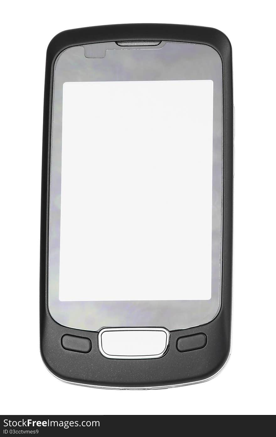 New mobile phone with large touch-screen. New mobile phone with large touch-screen