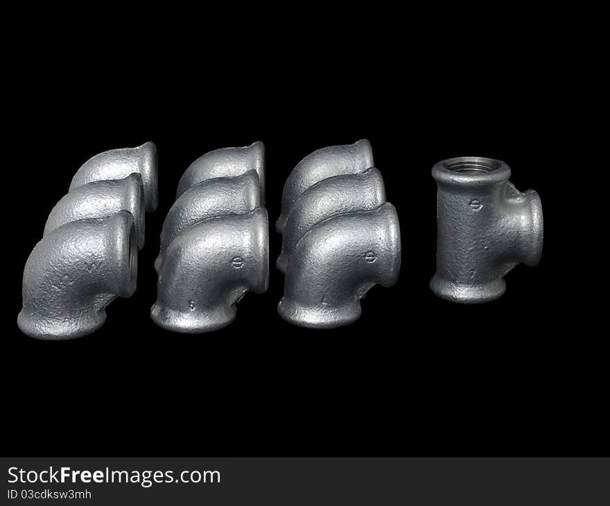 Zinc coated fittings