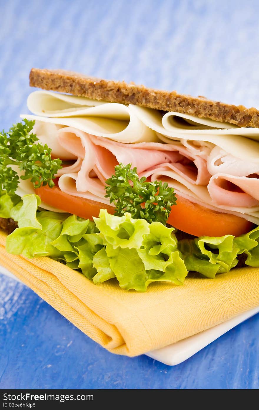 Cheese and Ham Sandwich