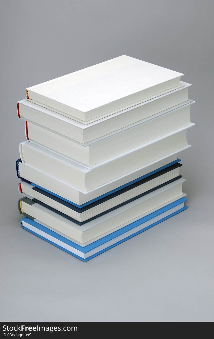 Stack Of  Eight Plain Books