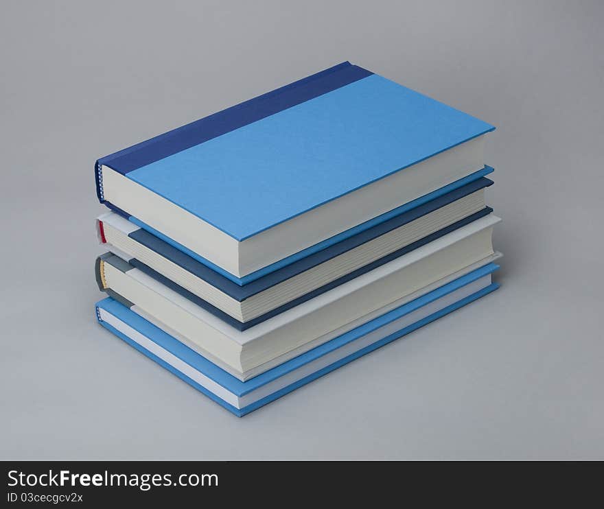 Plain books with hard covers. Plain books with hard covers