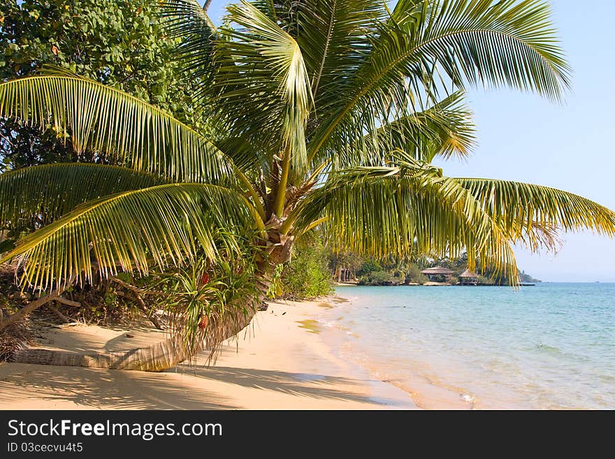 Beach at island Koh Mak