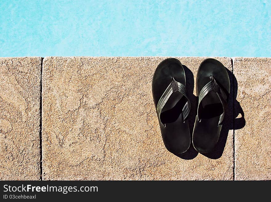 Sandals At The Pool