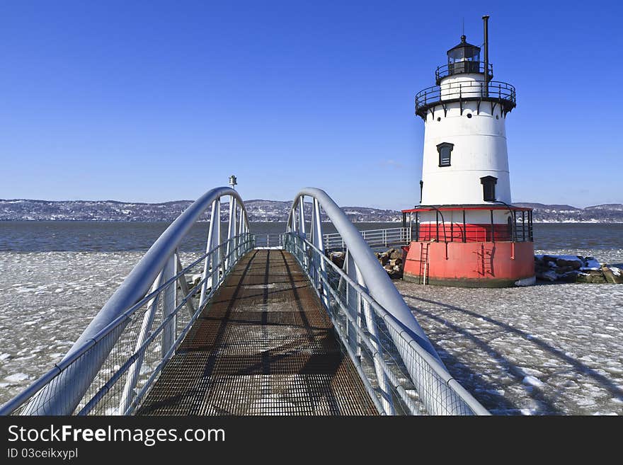 Lighthouse And Walkway