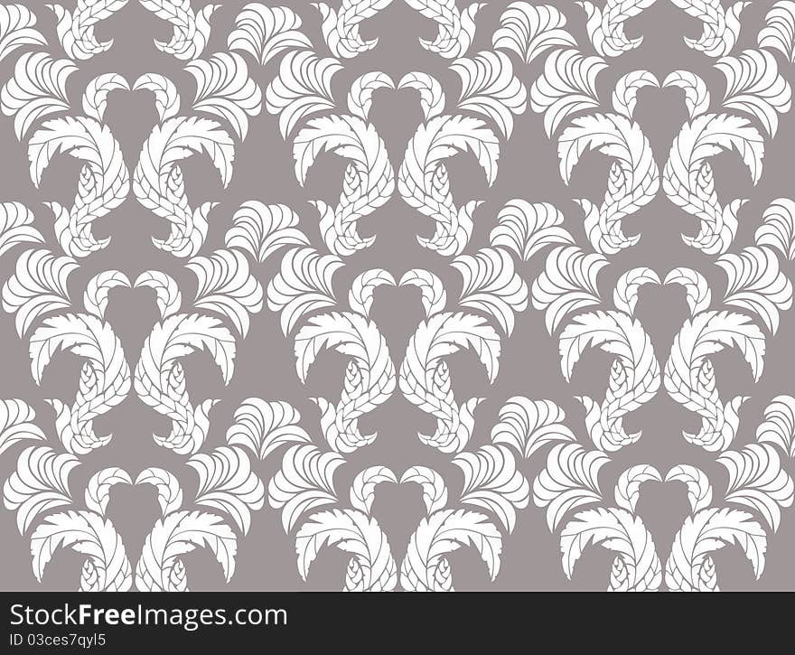 Seamless vintage stykle pattern. Baroque style background. Seamless vintage stykle pattern. Baroque style background.