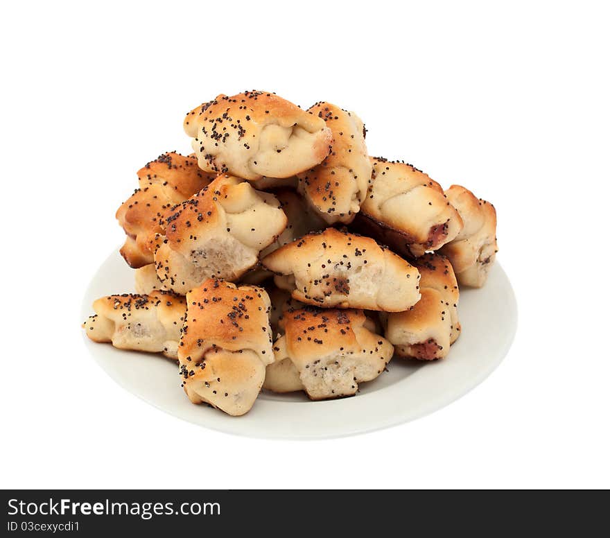 Homemade Pastries With Poppy Seeds