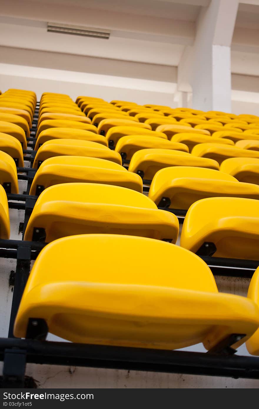 Yellow chair.