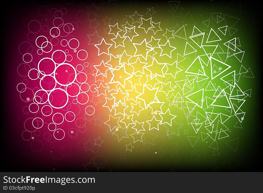 Vector Colourful Abstract Background