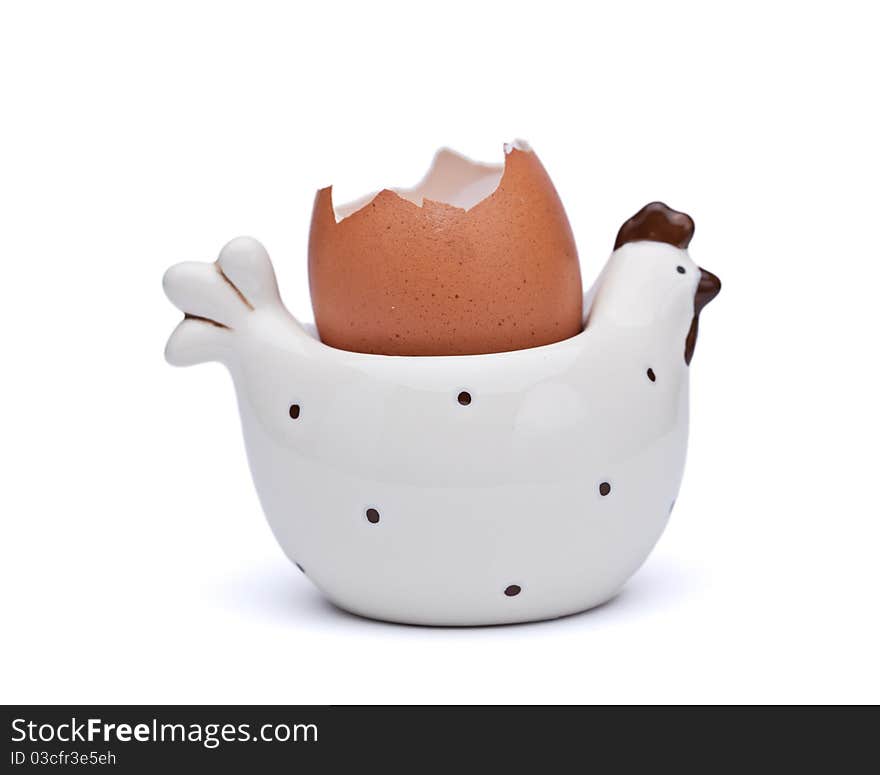 Ceramic hen