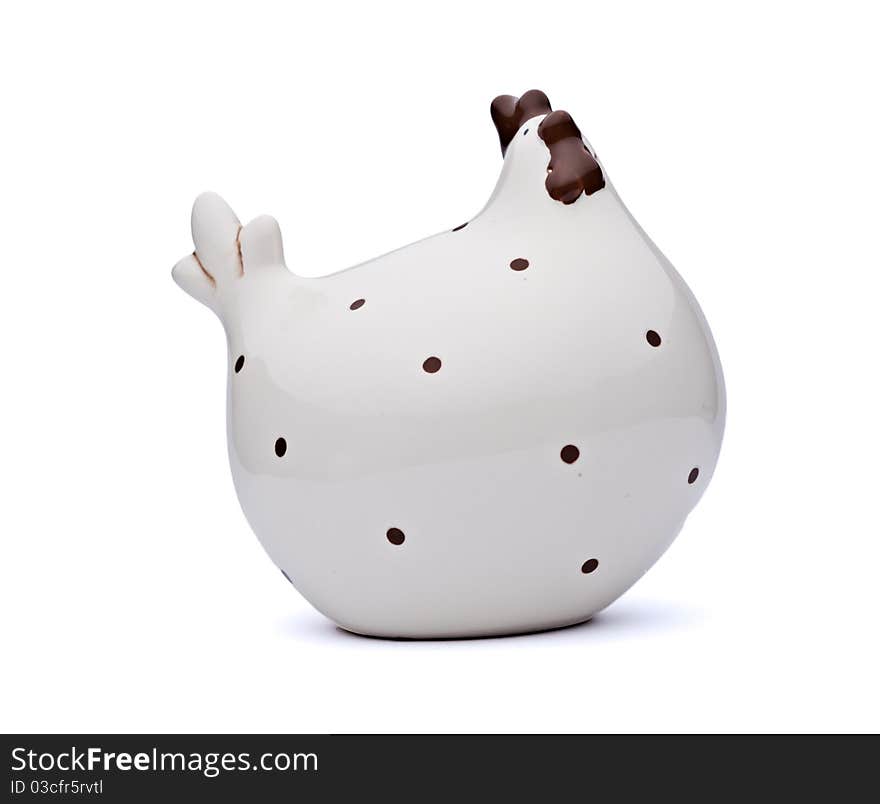 Ceramic hen