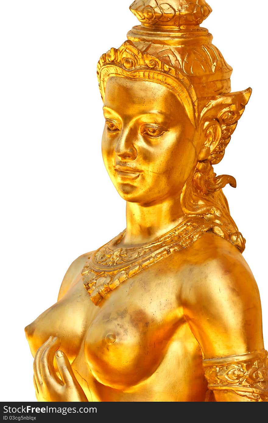 Native Thai style angel statue