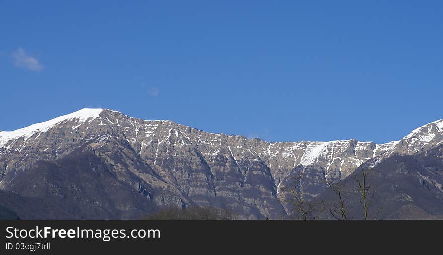 View of appennini mountains,in italy. View of appennini mountains,in italy