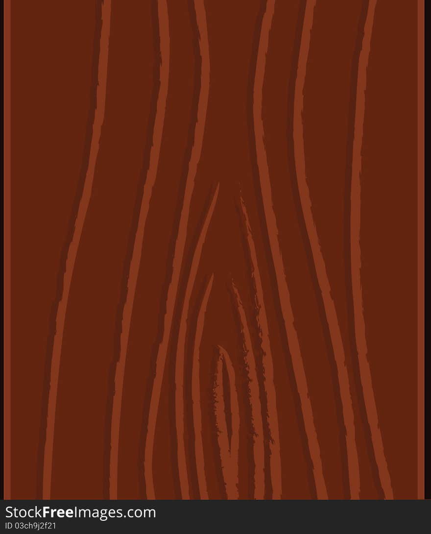 Wooden texture - sample for projects. Vector illustration