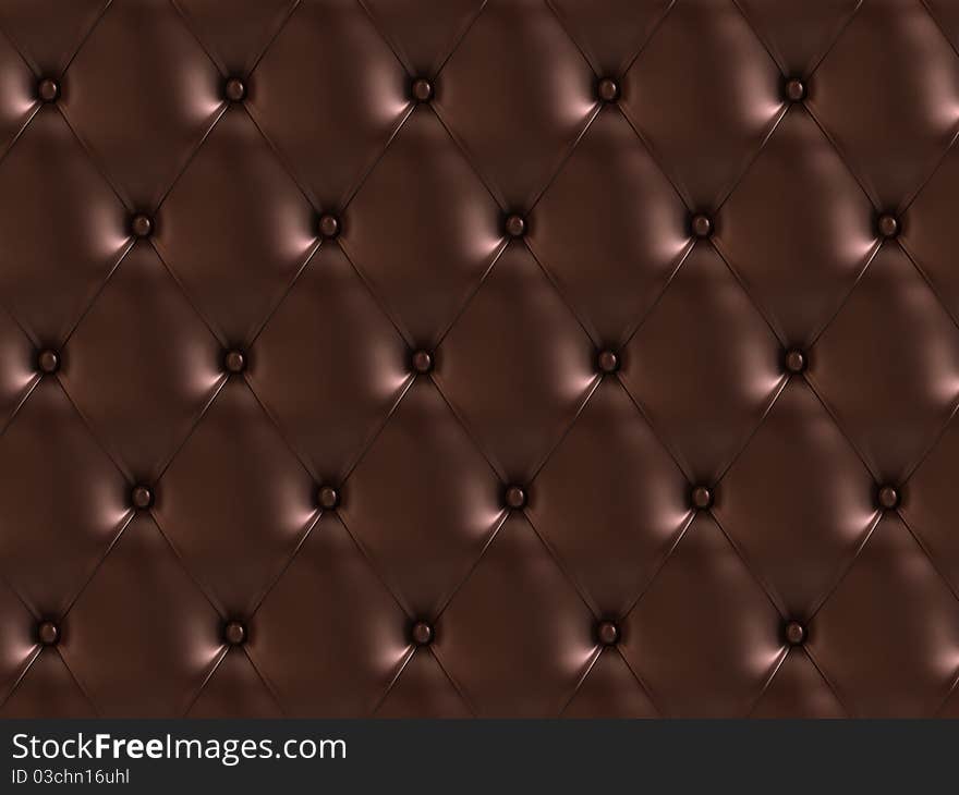 Genuine leather background - 3d render