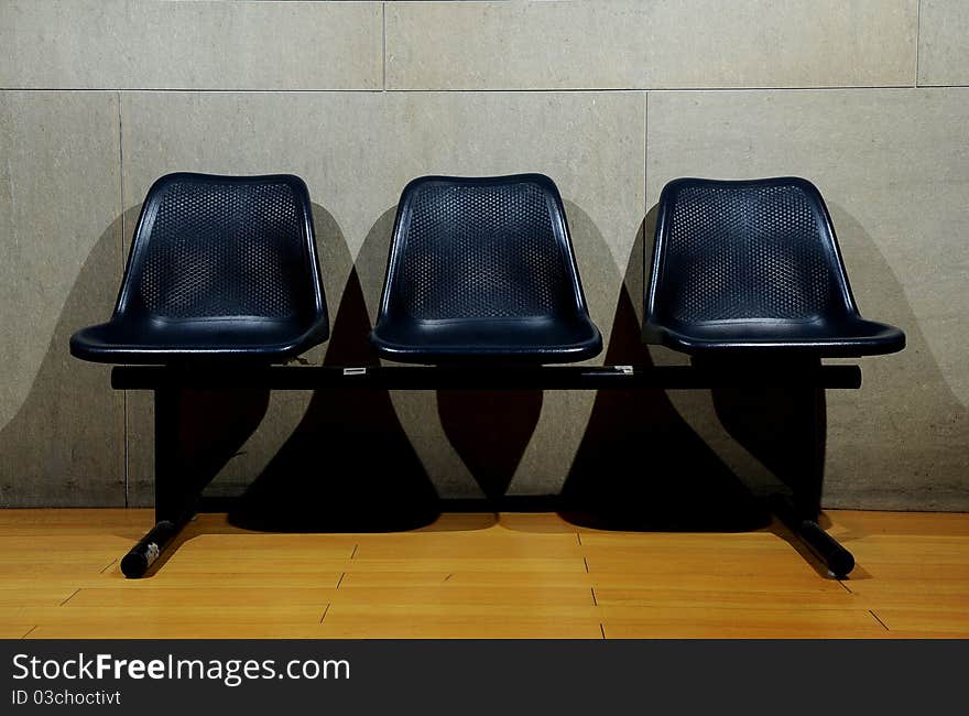 Old fashioned chair in room