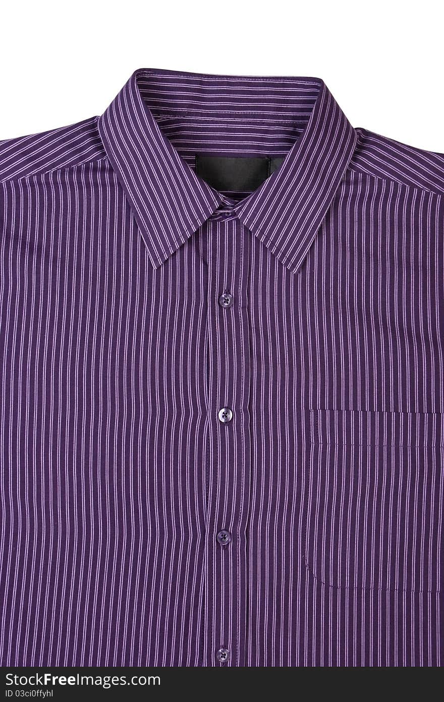 Purple  pinstriped dress shirt