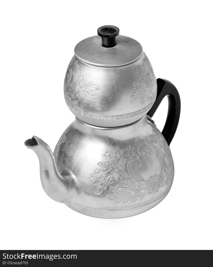 Tea pot isolated on white. Tea pot isolated on white