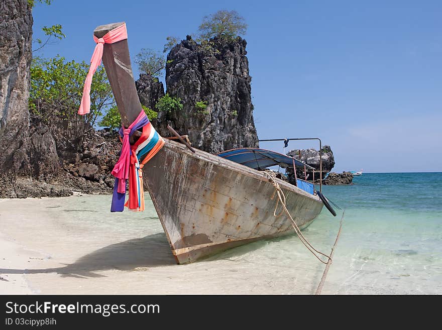 Traditional boat of Thailand