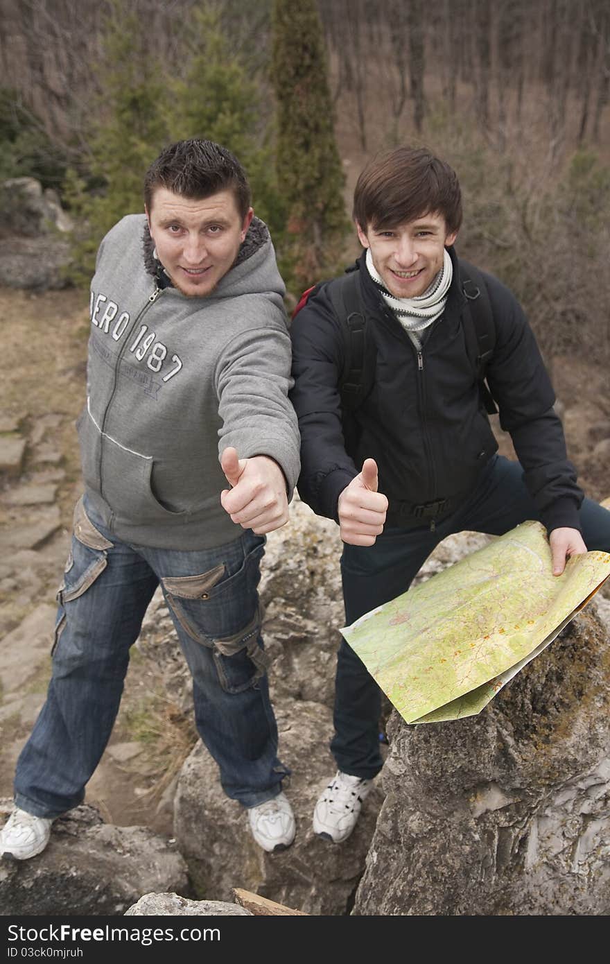 A young team of travellers