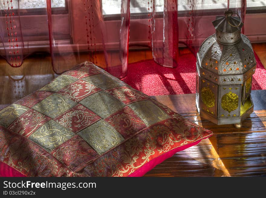 Details from a japanese bed room