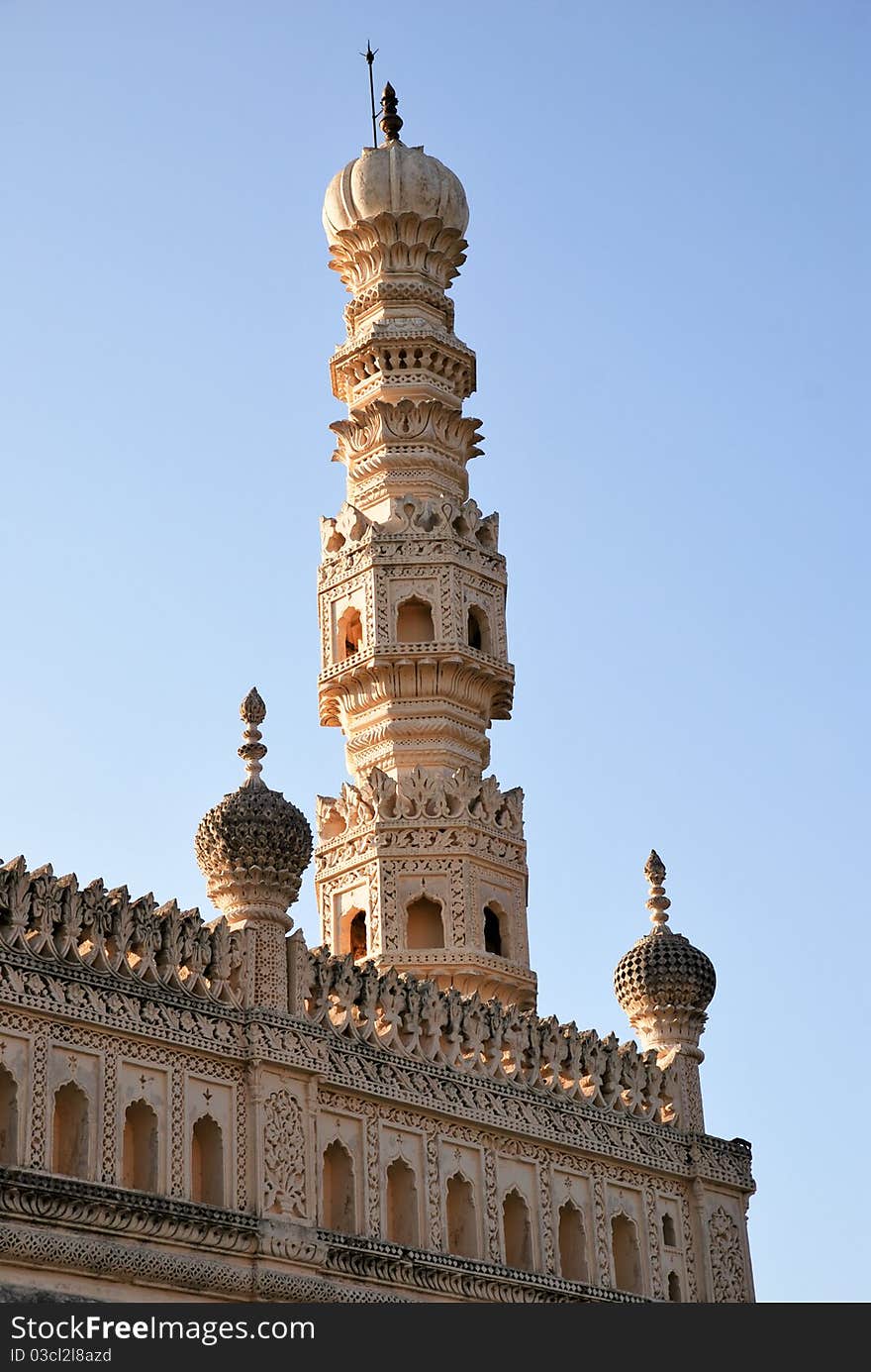 The Mausoleum of Tipu sultan in India