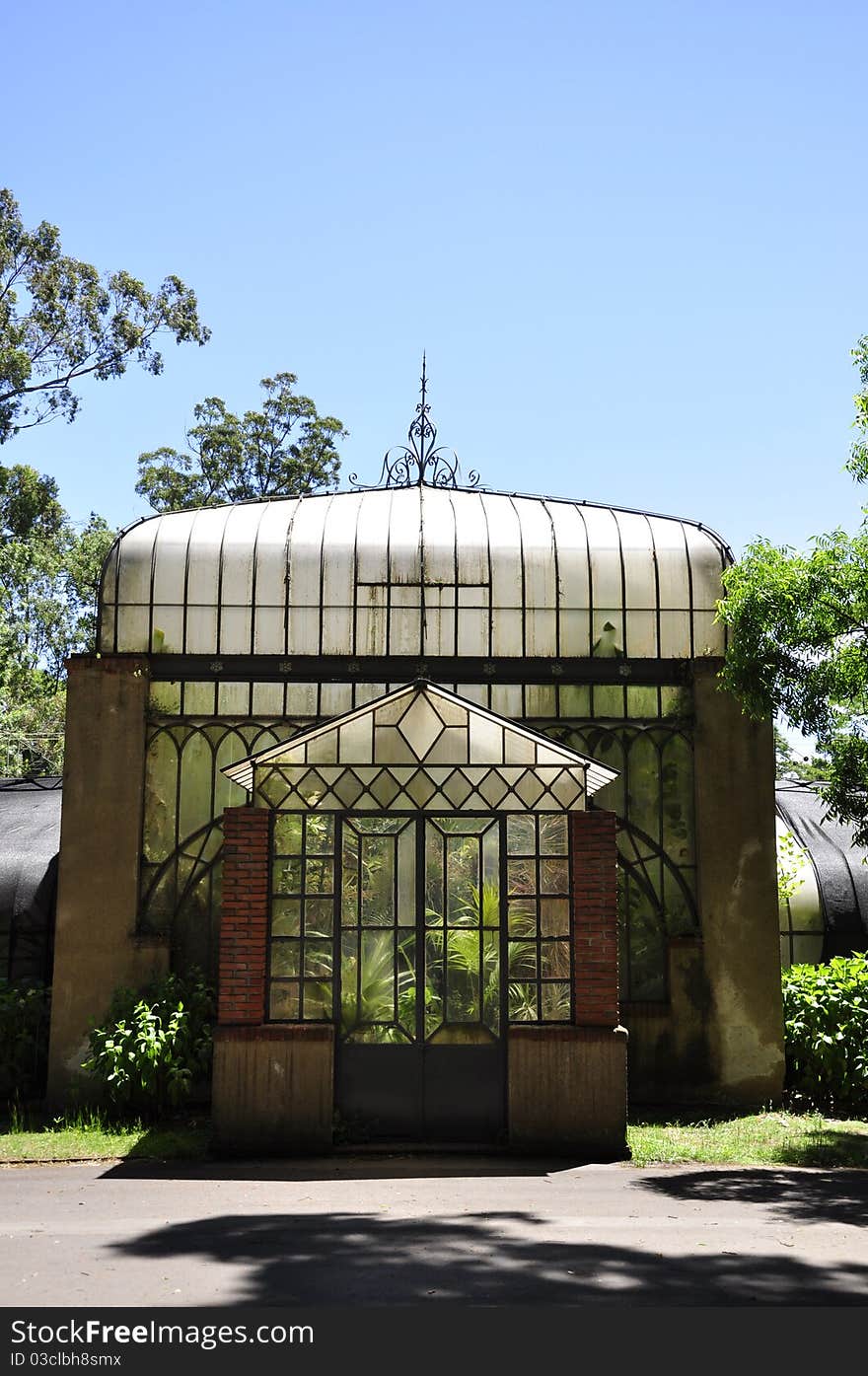 Old victorian greenhouse