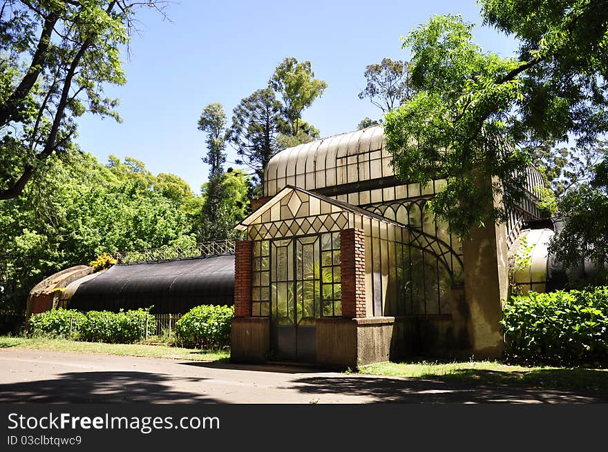 Old victorian greenhouse