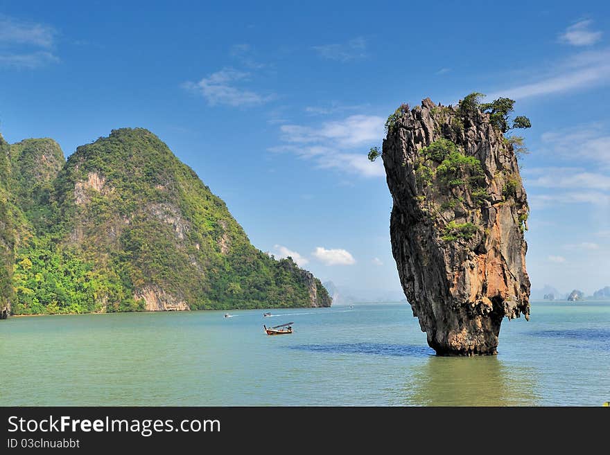 James Bond island, Andaman Sea. James Bond island, Andaman Sea