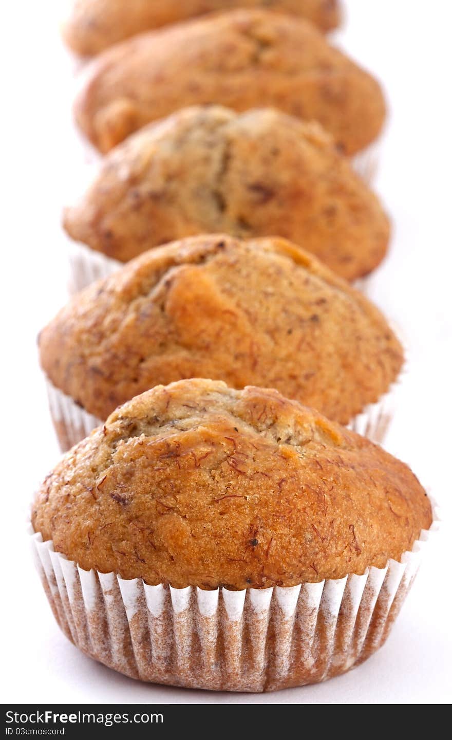 Cup cake on white background. Cup cake on white background