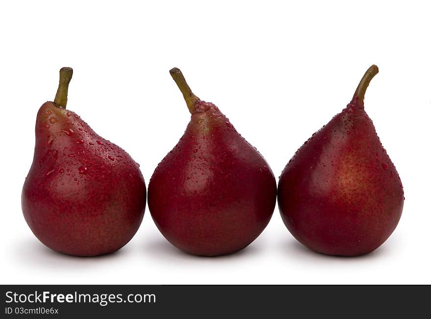 Red pears