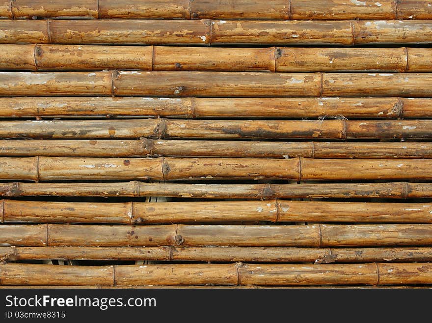 Close-up bamboo background texture with columns