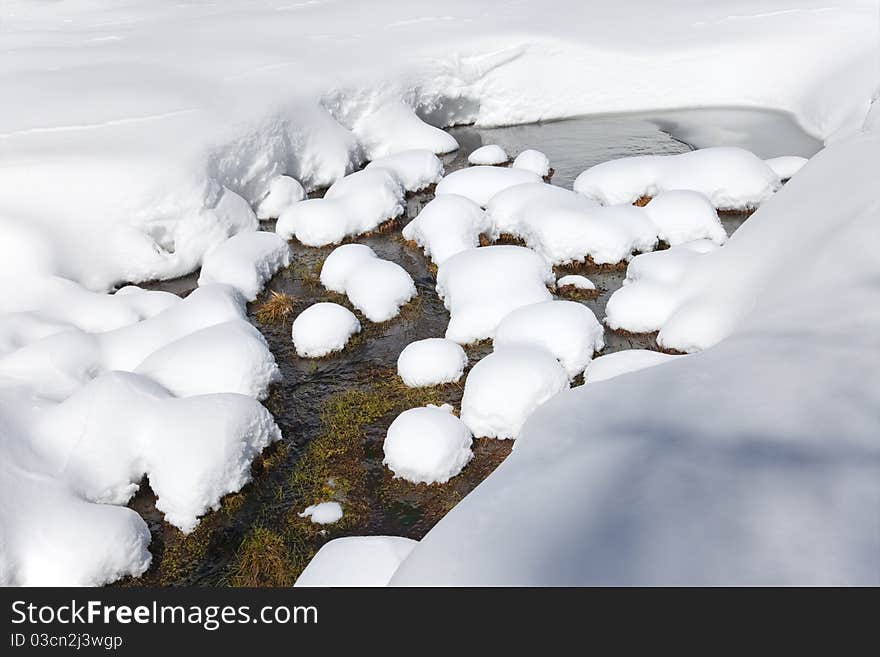 Icy valley