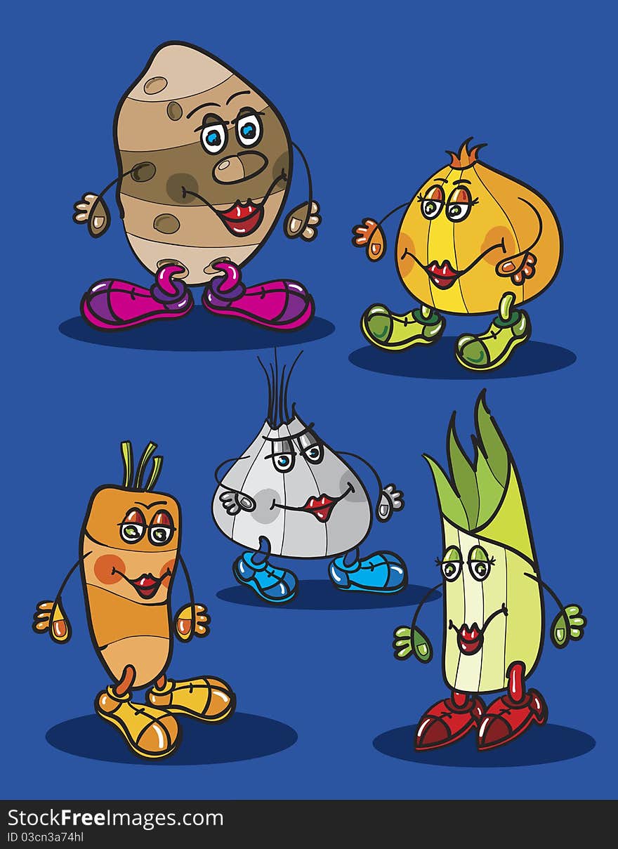 Vegetables Cartoon