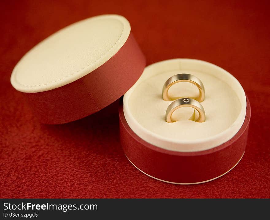 These are golden wedding rings