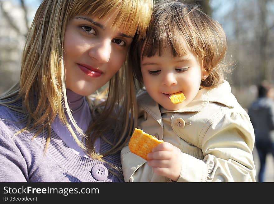 Picture Of Happy Mother With Baby