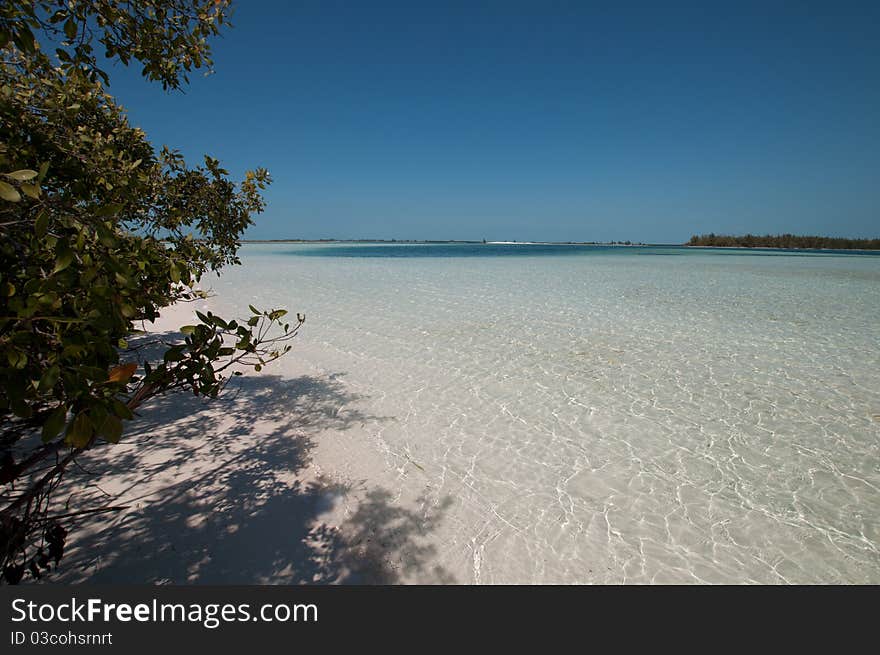 Cuba, tropical beach