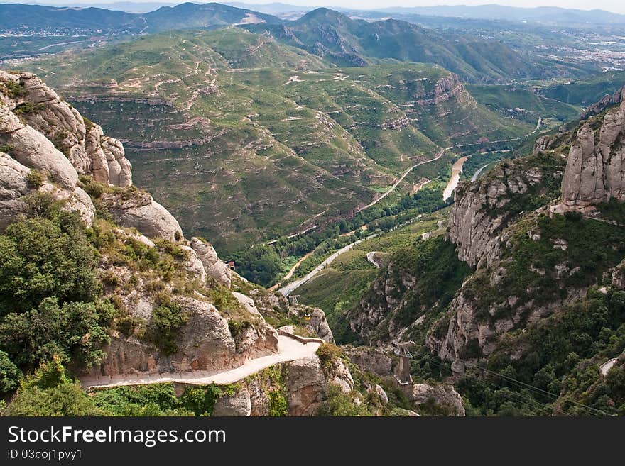 Montserrat, mountain, Spain