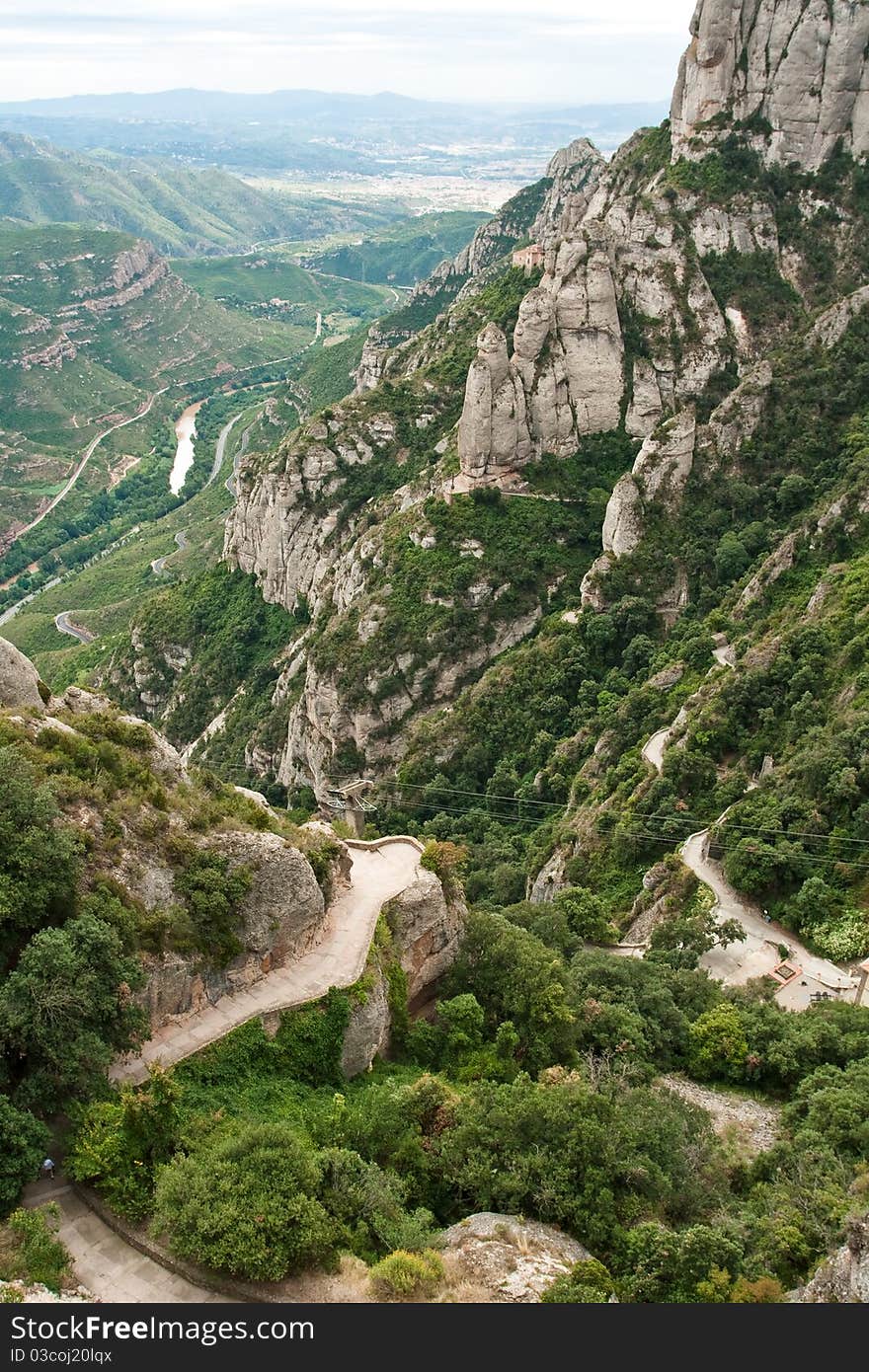 Montserrat, mountain, Spain