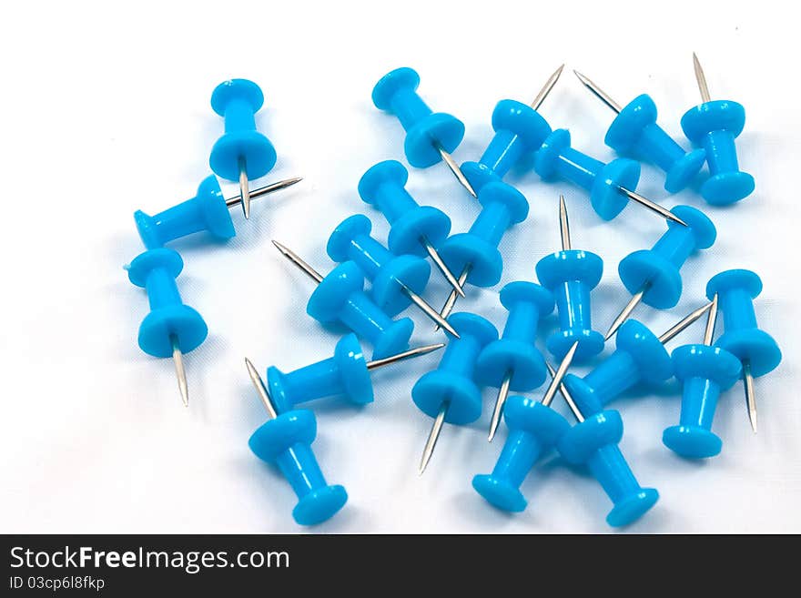 Thumbtack isolated on a white background. Thumbtack isolated on a white background