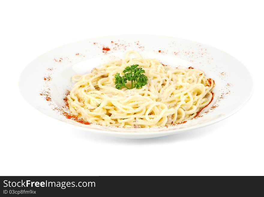 Pasta with parmesan