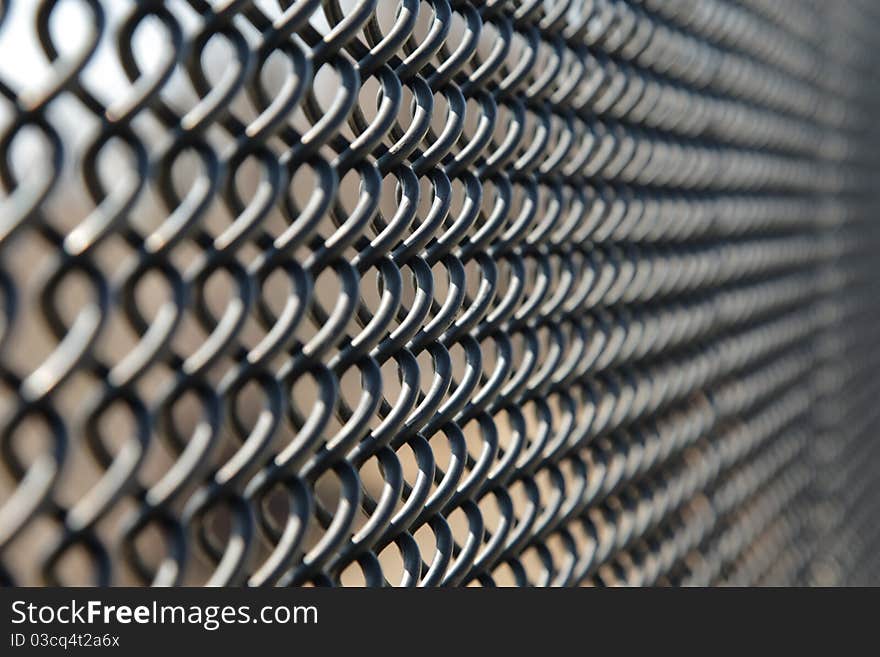 Rubber coated fence