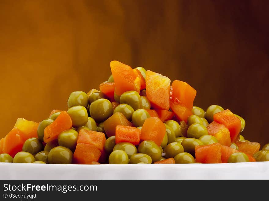 Canned peas