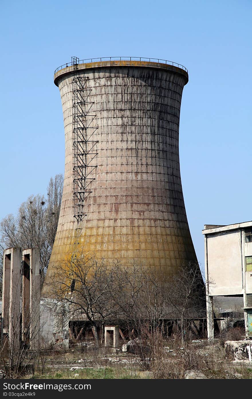 Old abandoned furnace in romania. Old abandoned furnace in romania