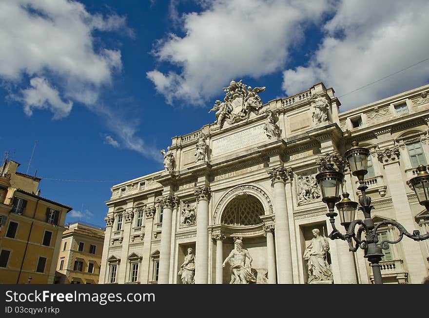 Trevi Fountain in Rome, Italy