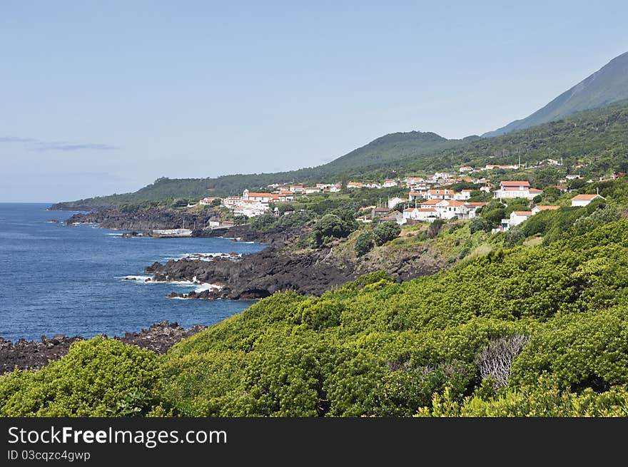 Azores coastline