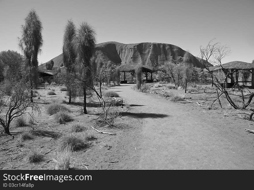 Bright and Sunny Day in the Australian Outback