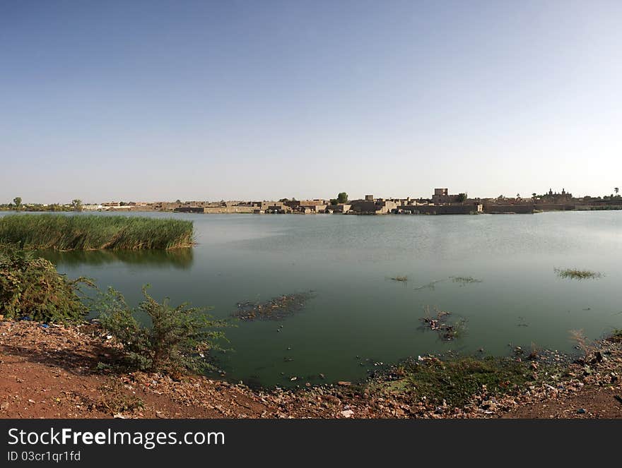 Mopti town in Mali